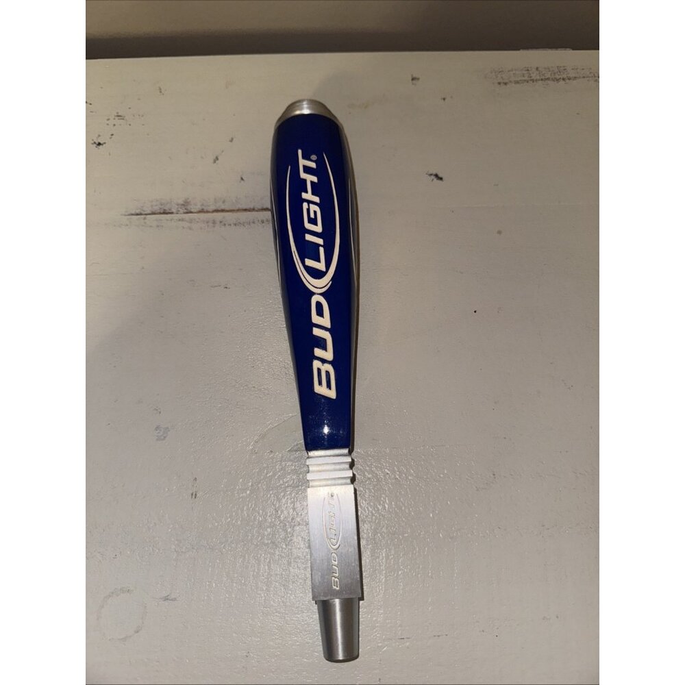 Bud Light Aluminum Logo 12" Beer Tap Handle Mancave Collectible